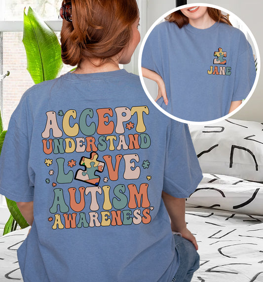 Accept Understand Love Autism Shirt 1717