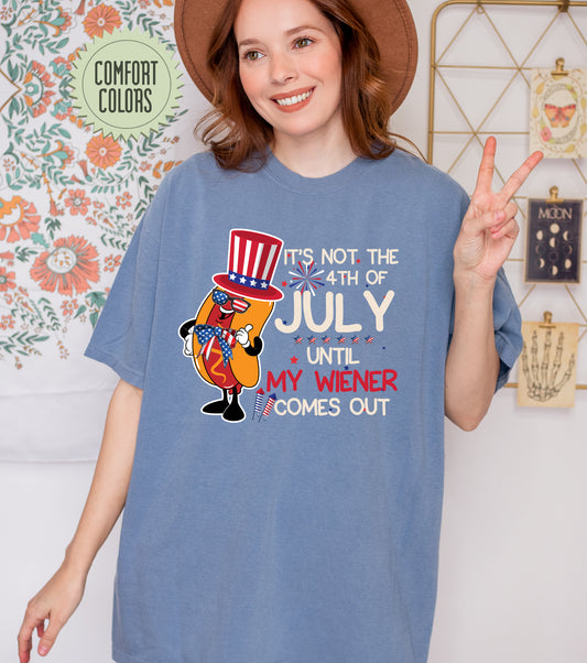 4th of July Funny Wiener Shirt 1717